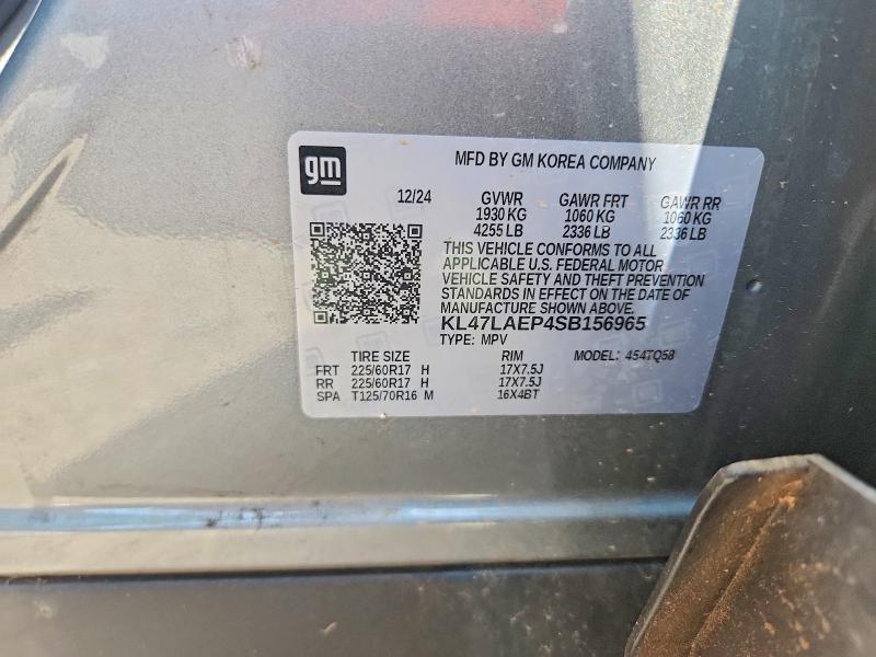 61499426 :رقم المزاد ، KL47LAEP4SB156965 vin ، 2025 Buick Envista مزاد بيع