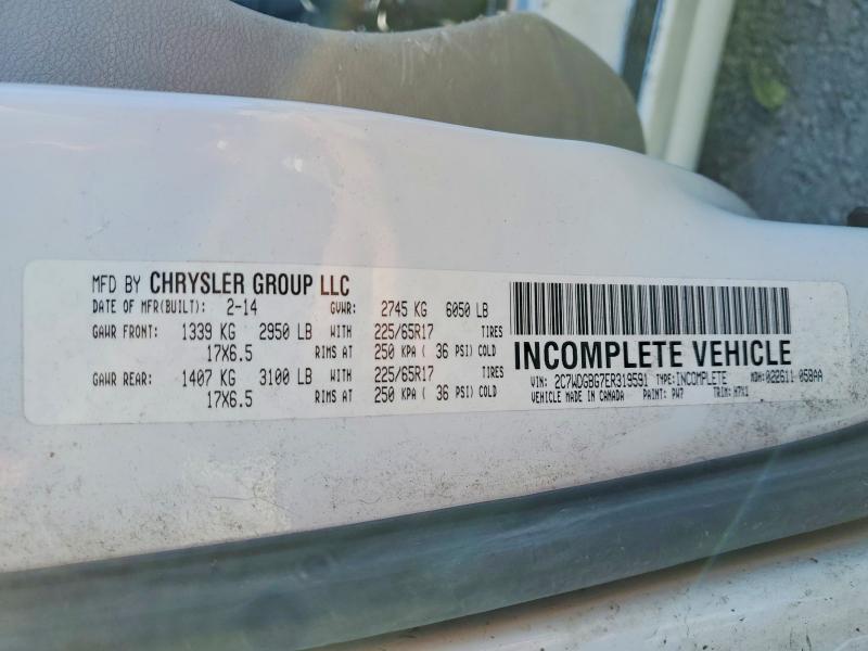Продажа на аукционе авто 2014 Dodge Grand Caravan, vin: 2C7WDGBG7ER319591, номер лота: 61373846