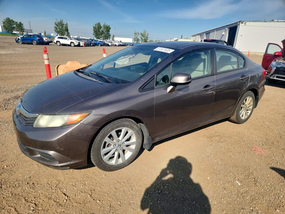 61507636 :رقم المزاد ، 2HGFB2F58CH027208 vin ، 2012 Honda Civic مزاد بيع