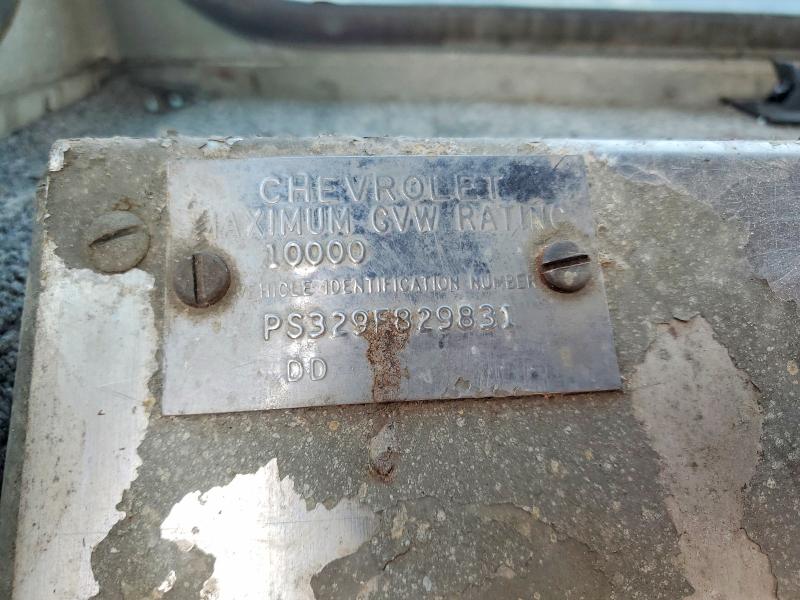 62300936 :رقم المزاد ، PS329F829831 vin ، 1969 Chevrolet P30 مزاد بيع