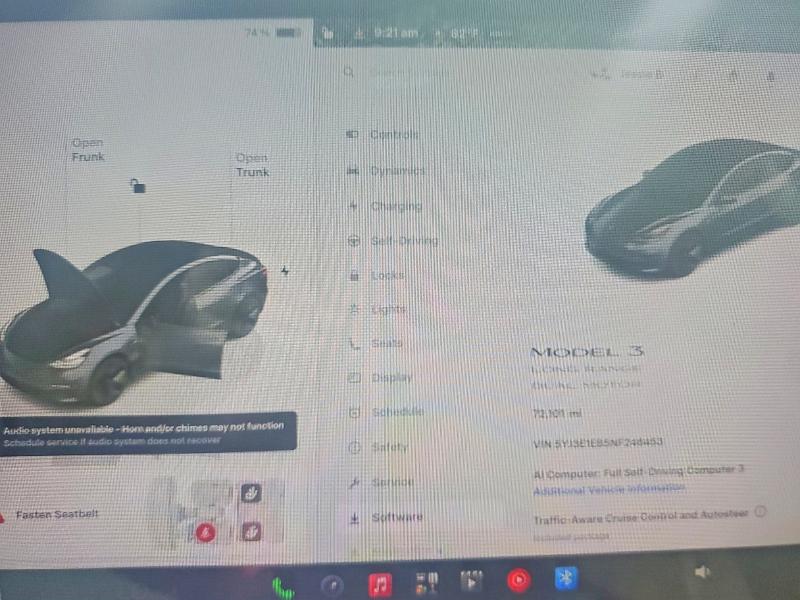 Aukcja sprzedaży 2022 Tesla Model 3, vin: 5YJ3E1EB5NF246453, numer aukcji: 56825226