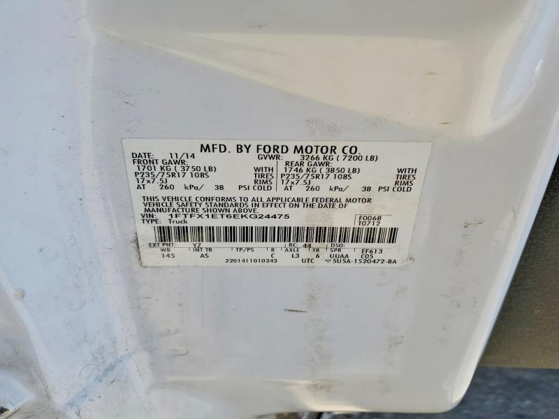 Aukcja sprzedaży 2014 Ford F150, vin: 1FTFX1ET6EKG24475, numer aukcji: 61081356