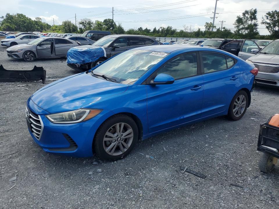 2018 Hyundai Elantra მანქანა იყიდება აუქციონზე, vin: KMHD84LF6JU473831, აუქციონის ნომერი: 61857556