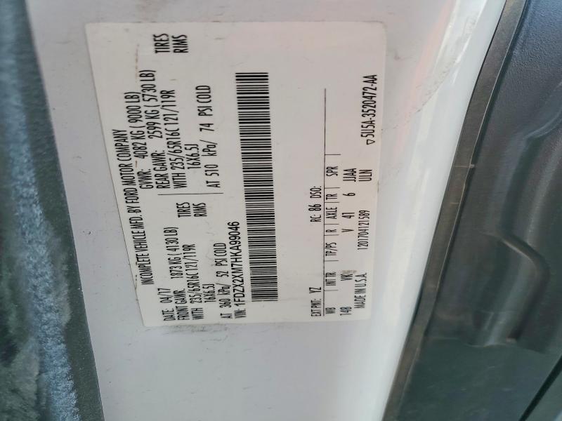 Продаж на аукціоні авто 2017 Ford Transit, vin: 1FDZX2XM7HKA99046, номер лоту: 57414686