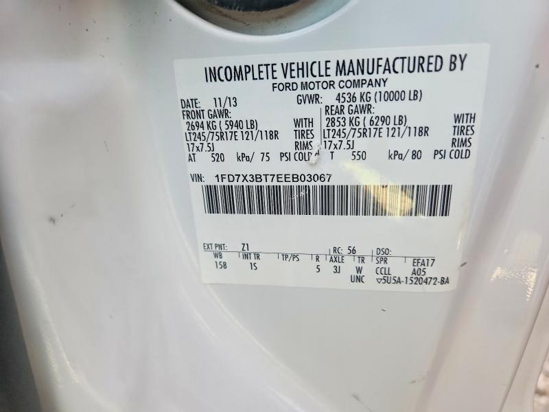 Продажа на аукционе авто 2014 Ford F350, vin: 1FD7X3BT7EEB03067, номер лота: 62546156
