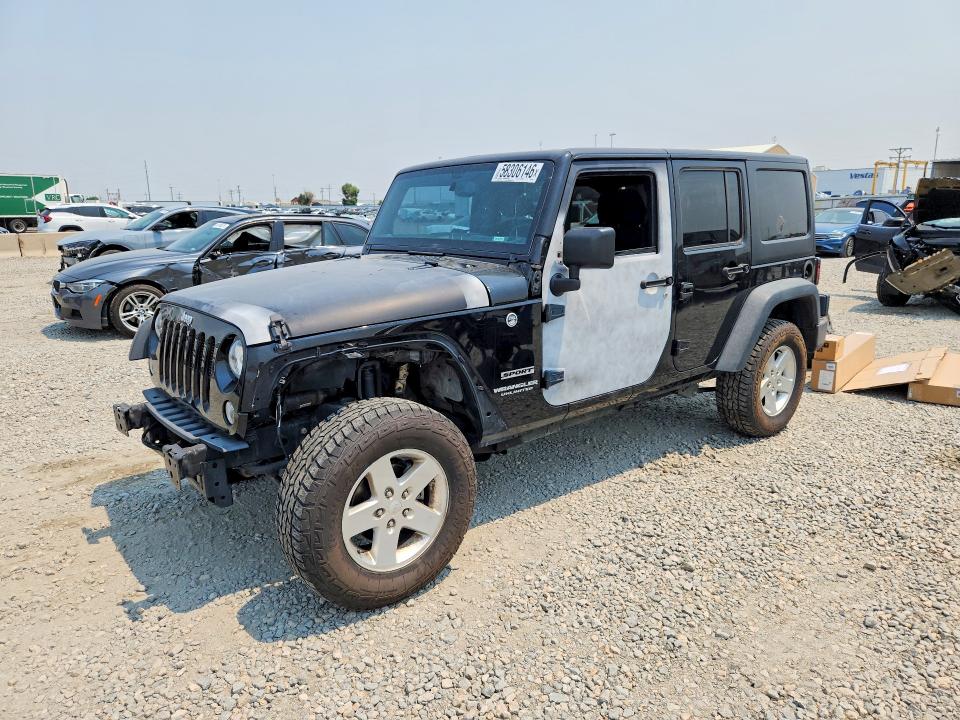 Продажа на аукционе авто 2016 Jeep Wrangler Unlimited, vin: 1C4BJWDG1GL304527, номер лота: 58306146