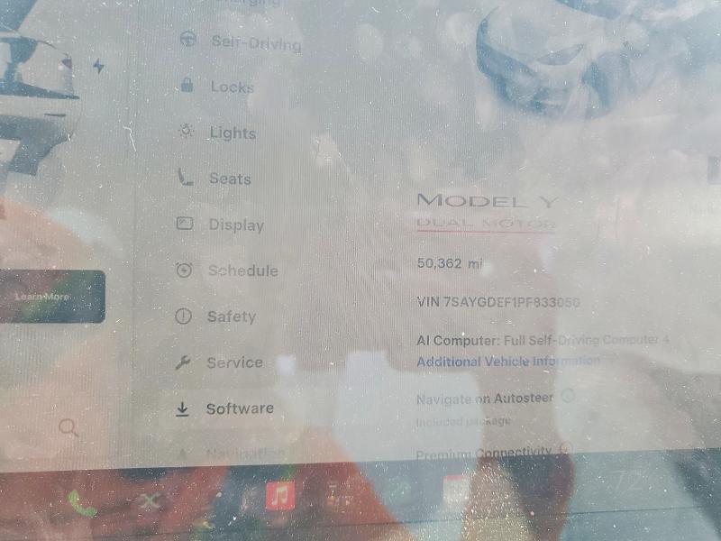 Продажа на аукционе авто 2023 Tesla Model Y, vin: 7SAYGDEF1PF833050, номер лота: 62716676