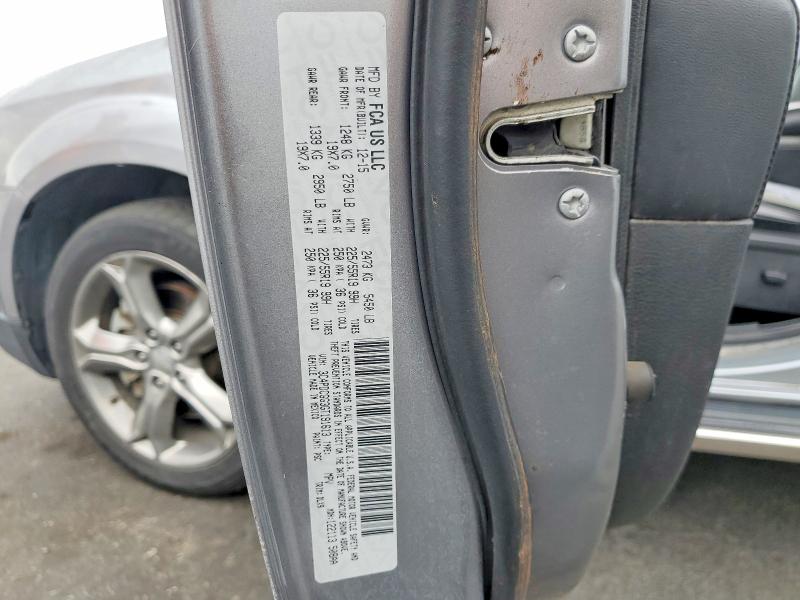 2016 Dodge Journey მანქანა იყიდება აუქციონზე, vin: 3C4PDCGG3GT191613, აუქციონის ნომერი: 60573896