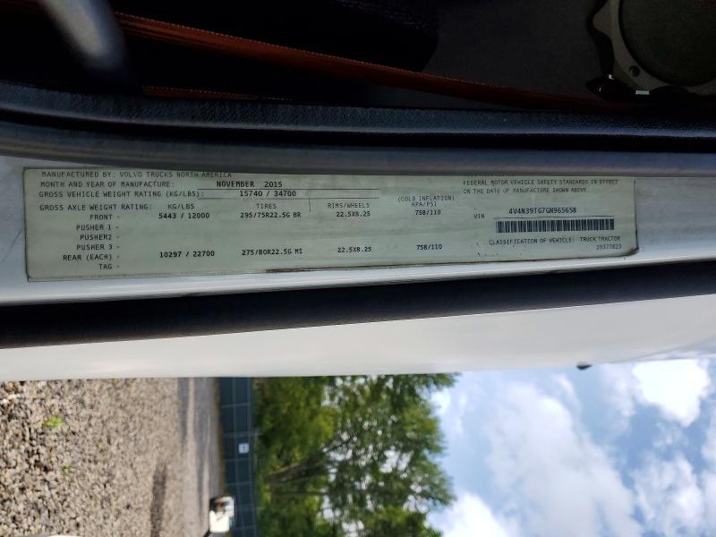 Aukcja sprzedaży 2016 Volvo Vnl, vin: 4V4N39TG7GN965658, numer aukcji: 61968326