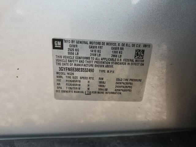 Продажа на аукционе авто 2014 Cadillac Srx, vin: 3GYFNEE38ES532490, номер лота: 61155666
