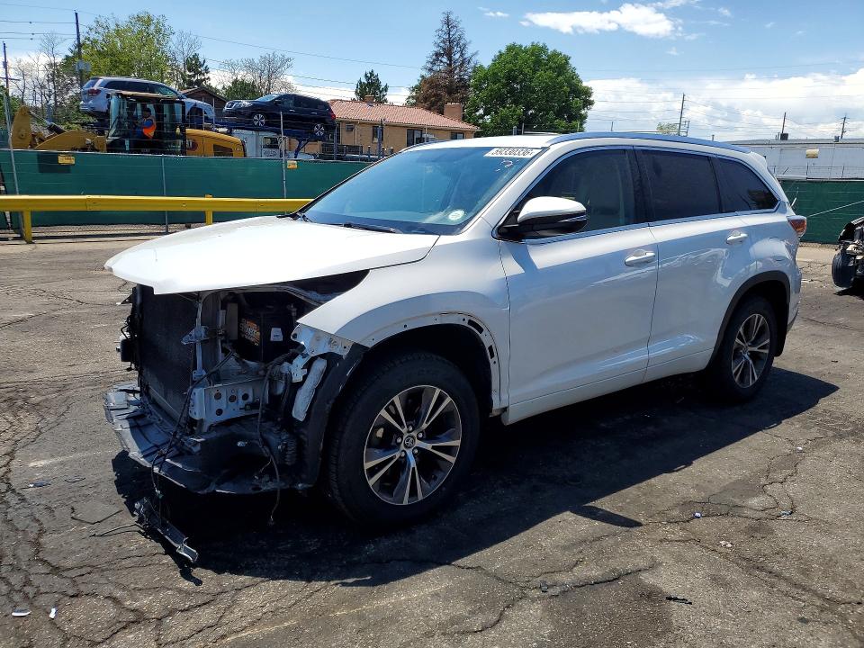 Продажа на аукционе авто 2016 Toyota Highlander, vin: 5TDJKRFH2GS267258, номер лота: 59330336