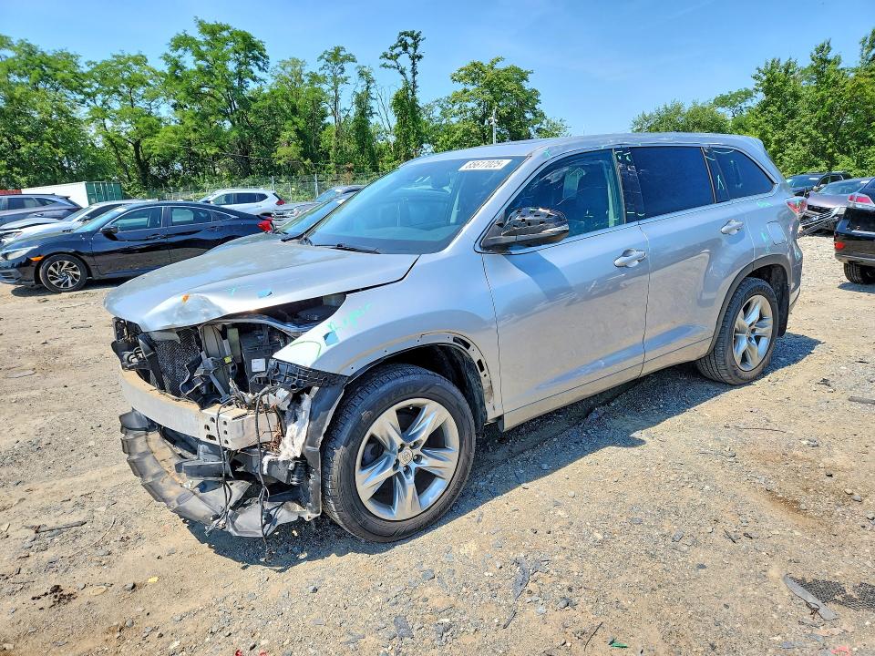Aukcja sprzedaży 2015 Toyota Highlander, vin: 5TDDKRFH6FS221928, numer aukcji: 85617025