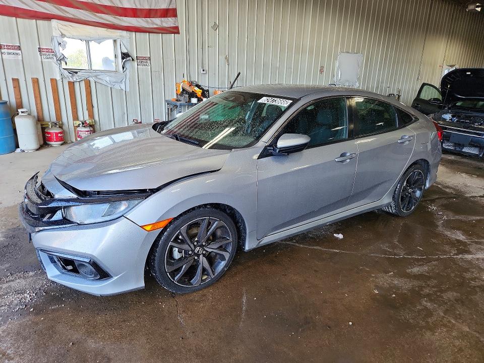 62473666 :رقم المزاد ، 19XFC2F89ME002918 vin ، 2021 Honda Civic مزاد بيع