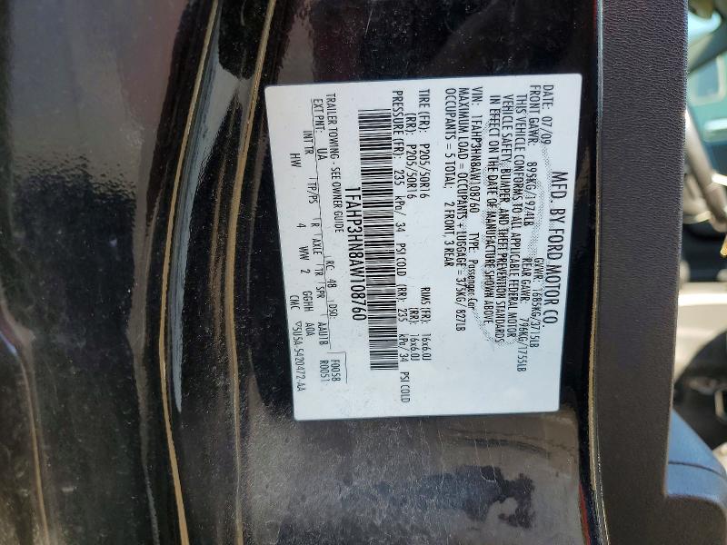 Aukcja sprzedaży 2010 Ford Focus, vin: 1FAHP3HN8AW108760, numer aukcji: 62416726