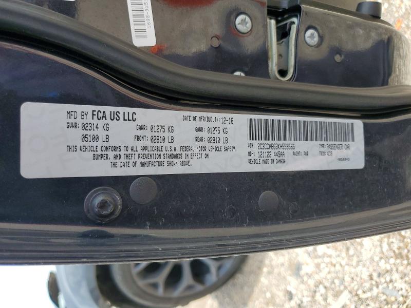 Aukcja sprzedaży 2019 Chrysler 300, vin: 2C3CCABG3KH559565, numer aukcji: 61070346