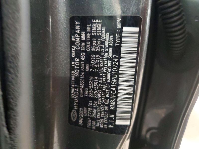 Aukcja sprzedaży 2023 Hyundai Tucson, vin: KM8JFCA15PU107247, numer aukcji: 59813206