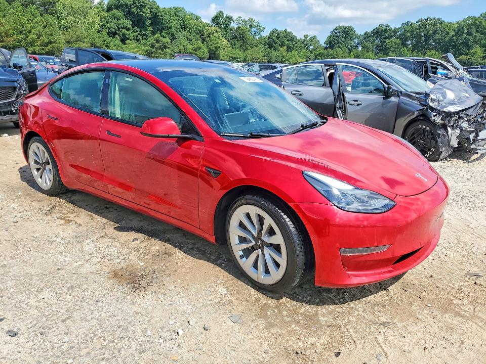61574236 :رقم المزاد ، 5YJ3E1EA1NF187747 vin ، 2022 Tesla Model 3 مزاد بيع