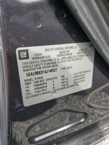 Продаж на аукціоні авто 2010 Buick Enclave, vin: 5GALRBED1AJ146527, номер лоту: 61756646