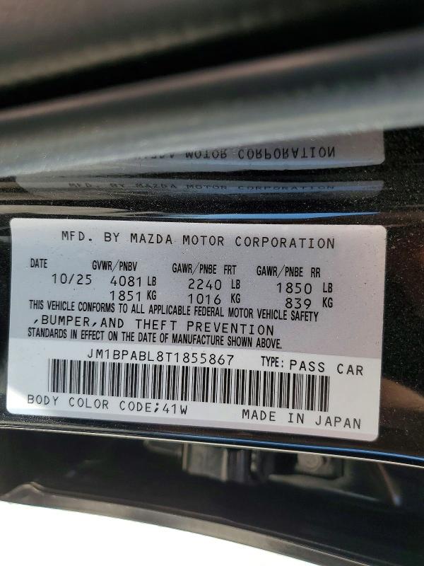 Aukcja sprzedaży 2026 Mazda 3, vin: JM1BPABL8T1855867, numer aukcji: 60806976