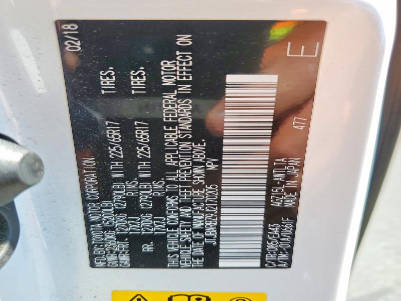Продажа на аукционе авто 2018 Lexus Nx 300, vin: JTJBARBZ9J2170205, номер лота: 60076816