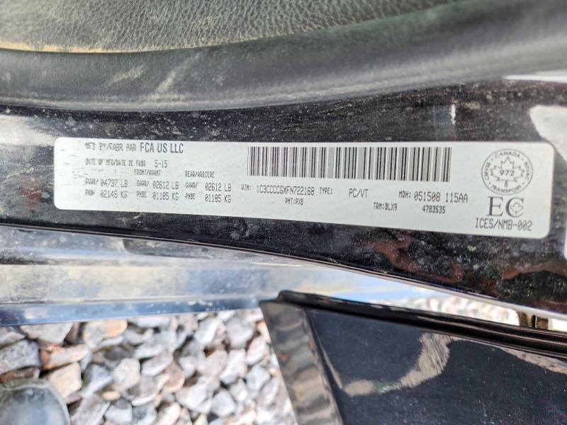Aukcja sprzedaży 2015 Chrysler 200, vin: 1C3CCCCGXFN722168, numer aukcji: 61671926