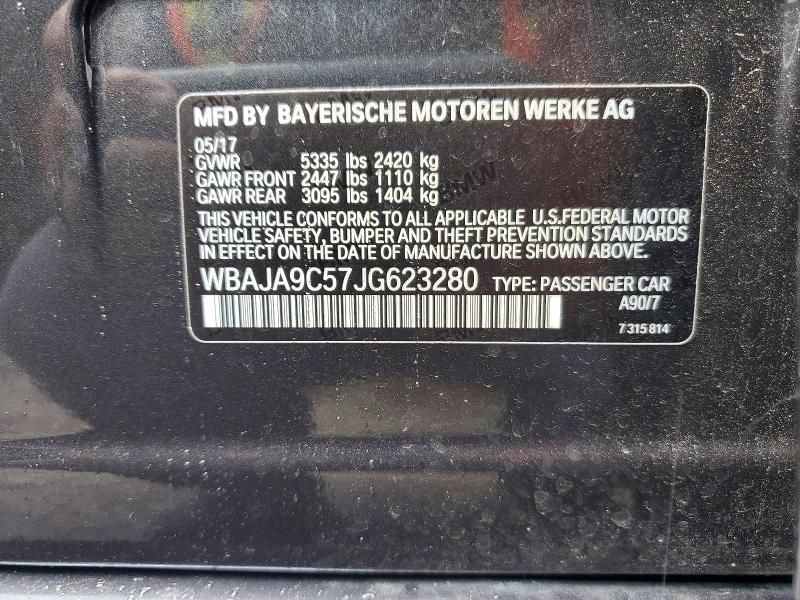 Продажа на аукционе авто 2018 Bmw 530e, vin: WBAJA9C57JG623280, номер лота: 60623606