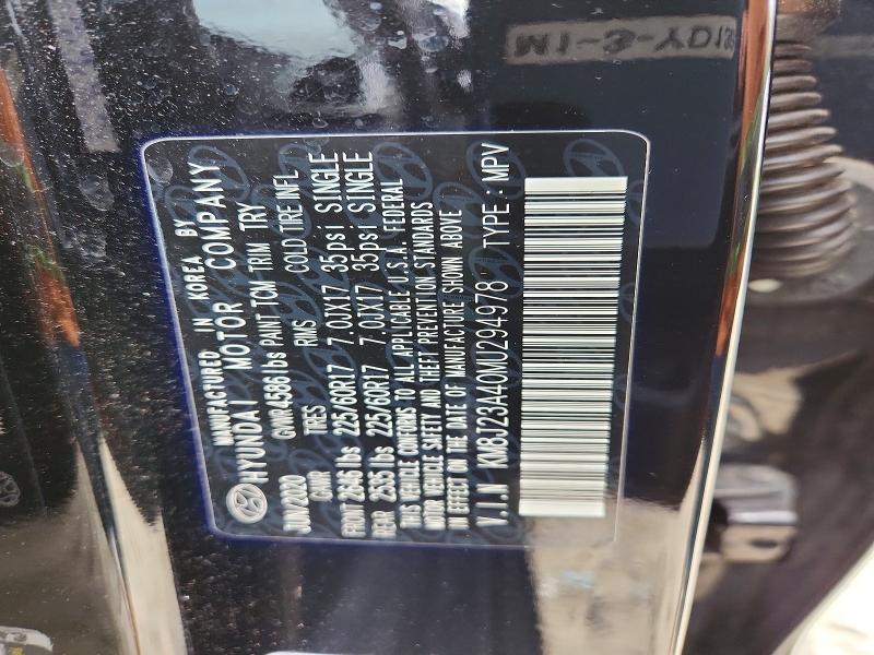 Aukcja sprzedaży 2021 Hyundai Tucson, vin: KM8J23A40MU294978, numer aukcji: 60835966