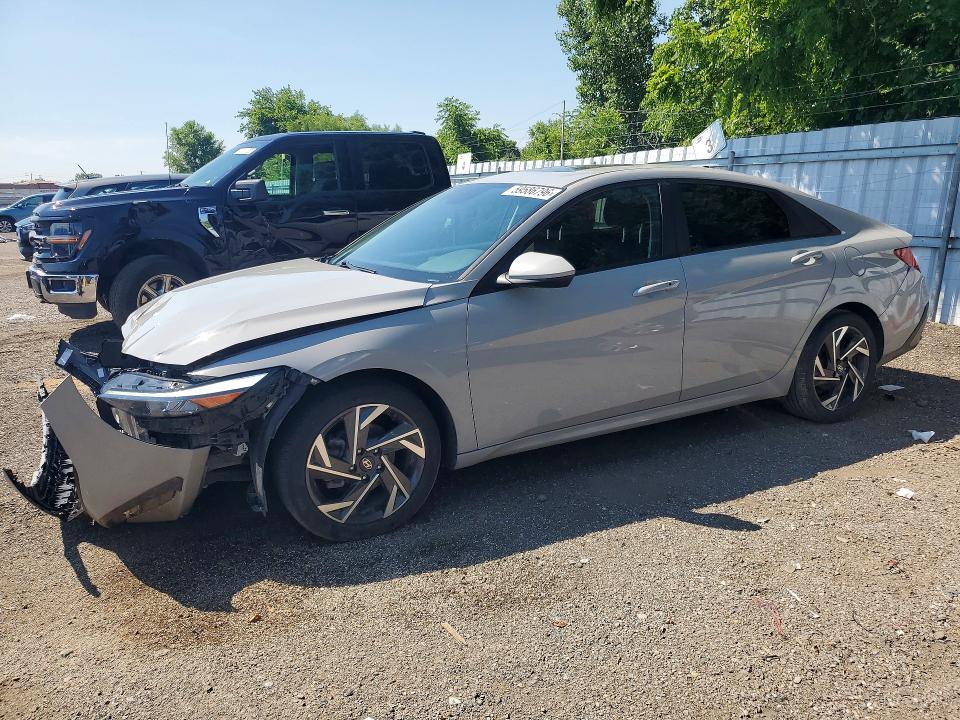59586796 :رقم المزاد ، KMHLM4DG4RU666733 vin ، 2024 Hyundai Elantra مزاد بيع