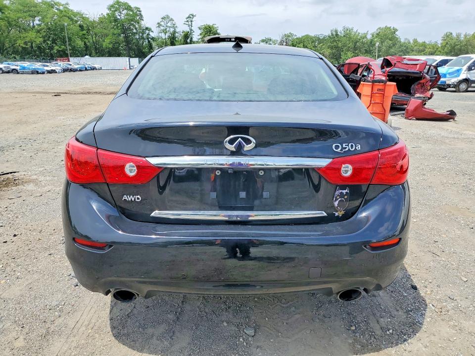 2014 Infiniti Q50 მანქანა იყიდება აუქციონზე, vin: JN1BV7AR1EM708101, აუქციონის ნომერი: 61685566