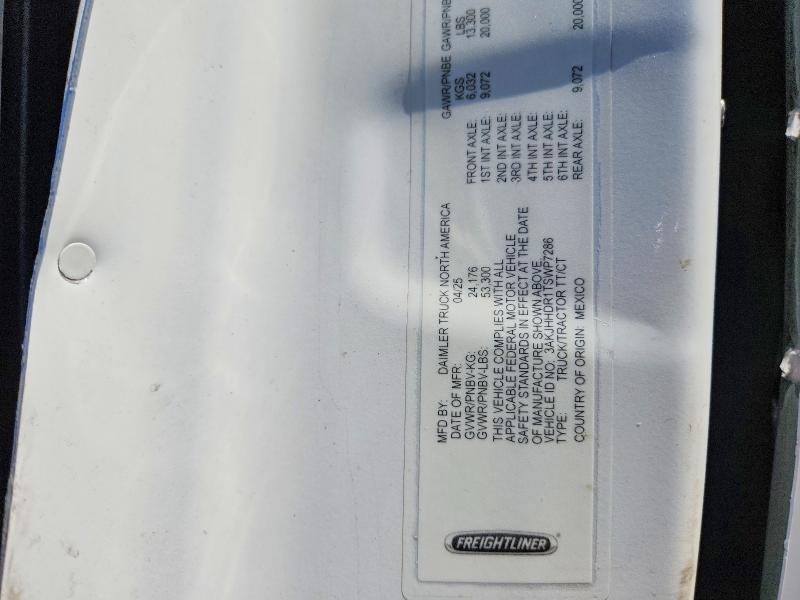 Продажа на аукционе авто 2026 Freightliner Cascadia 126, vin: 3AKJHHDR1TSWP7286, номер лота: 61210646