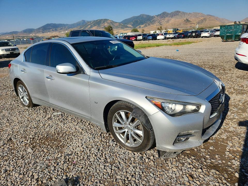2014 Infiniti Q50 მანქანა იყიდება აუქციონზე, vin: JN1BV7AR1EM705165, აუქციონის ნომერი: 63385296