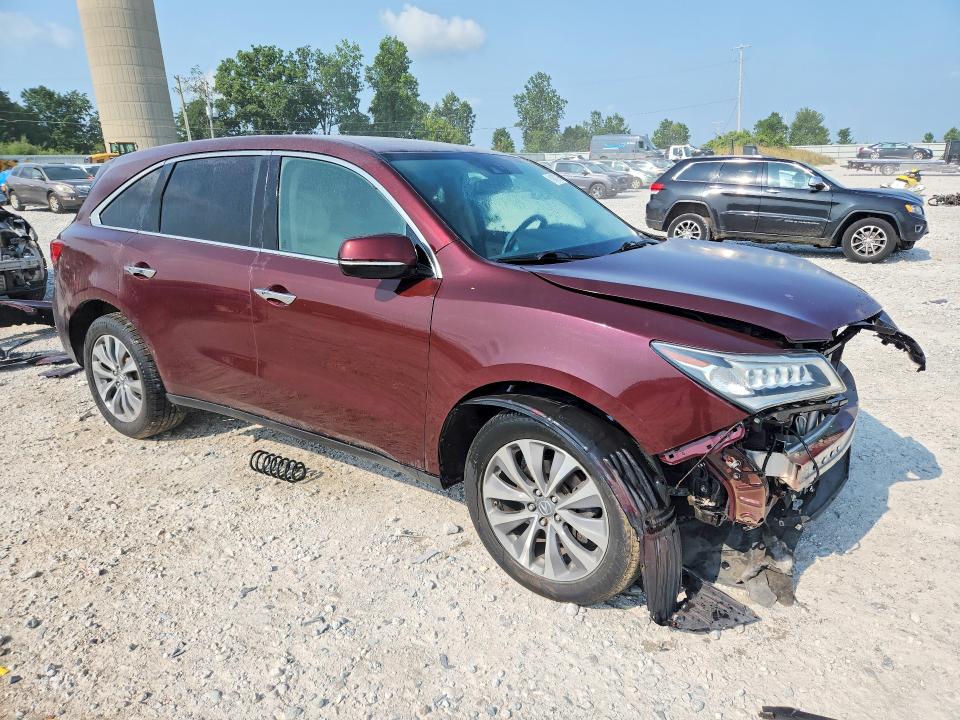 2014 Acura Mdx მანქანა იყიდება აუქციონზე, vin: 5FRYD4H46EB025692, აუქციონის ნომერი: 61872766