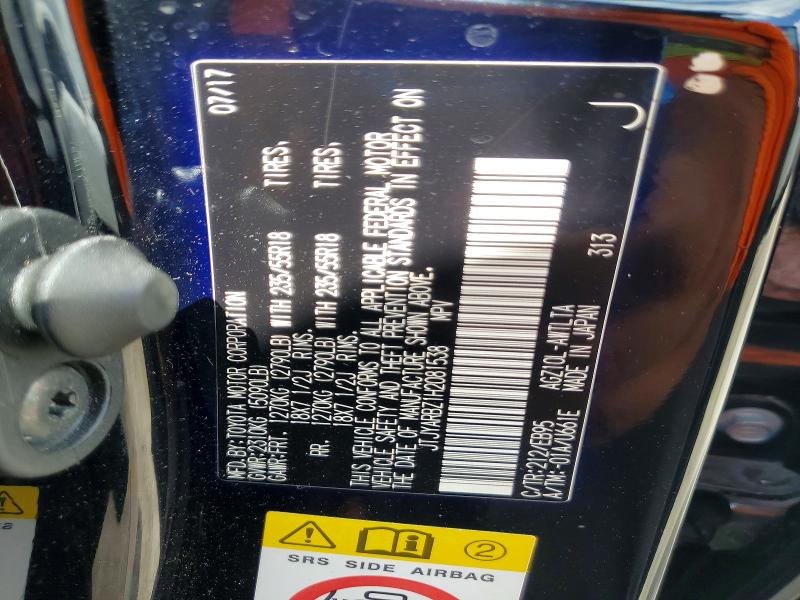 Aukcja sprzedaży 2017 Lexus Nx 200t, vin: JTJYARBZ1H2081538, numer aukcji: 62260926