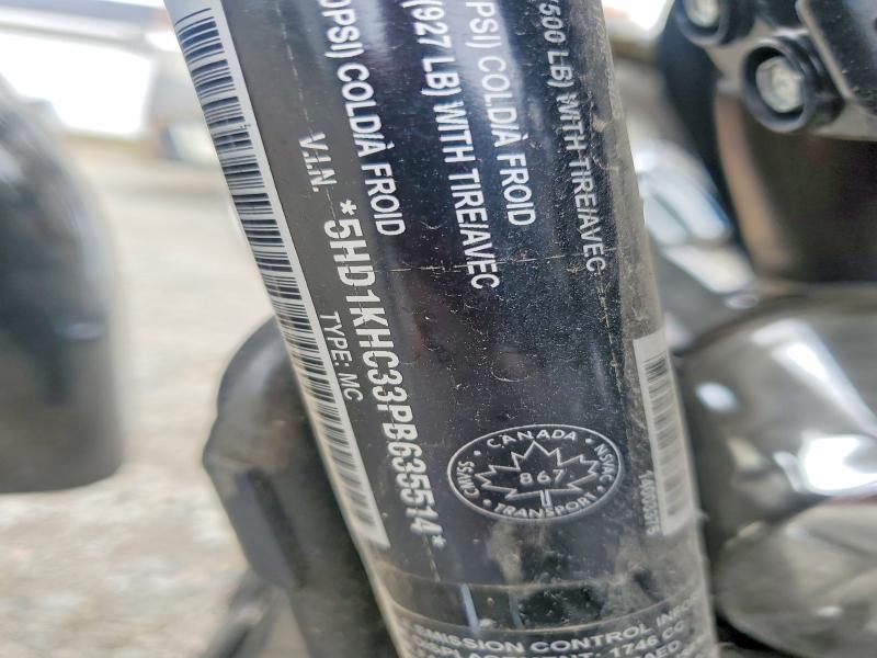 61820556 :رقم المزاد ، 5HD1KHC33PB635514 vin ، 2023 Harley-davidson Fltrx مزاد بيع