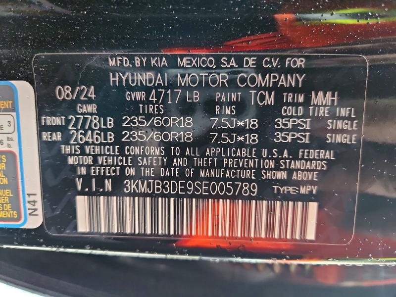 Продажа на аукционе авто 2025 Hyundai Tucson, vin: 3KMJB3DE9SE005789, номер лота: 61484076