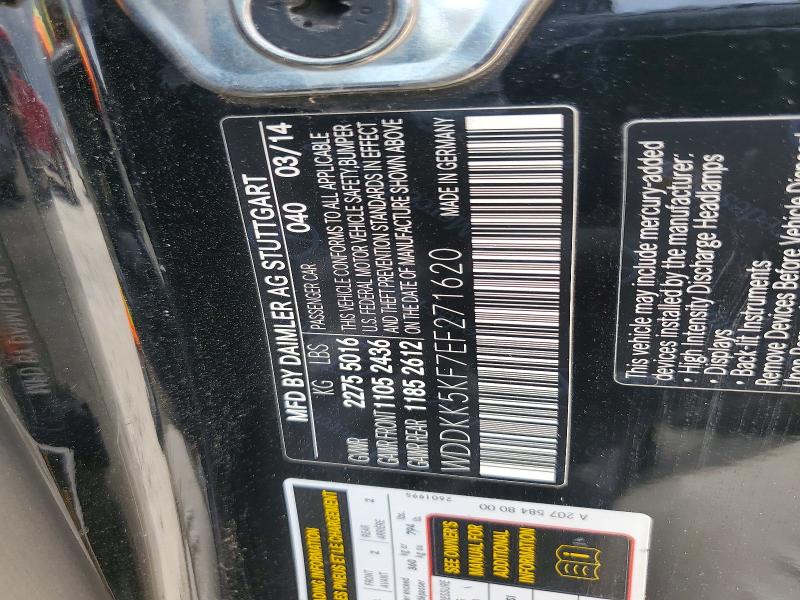Aukcja sprzedaży 2014 Mercedes-benz E, vin: WDDKK5KF7EF271620, numer aukcji: 61994176