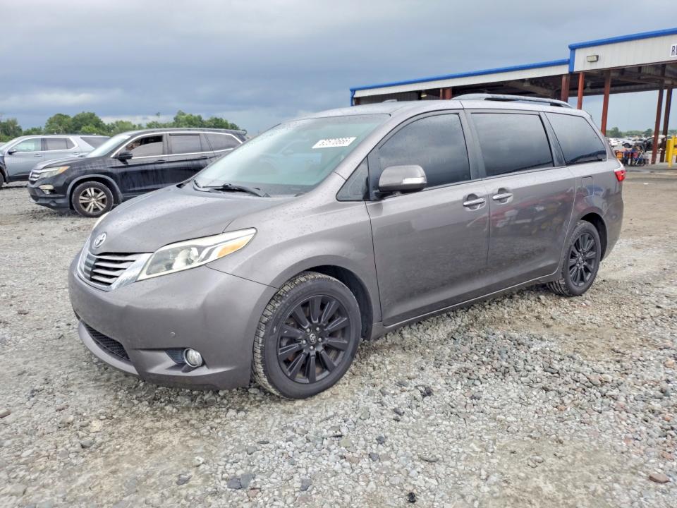 2017 Toyota Sienna მანქანა იყიდება აუქციონზე, vin: 5TDYZ3DC2HS821771, აუქციონის ნომერი: 62570666