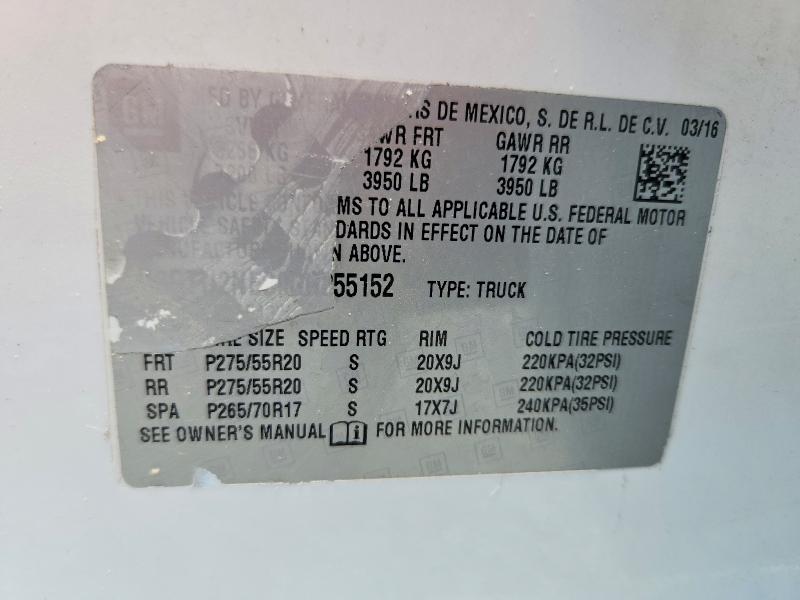 Продаж на аукціоні авто 2016 Gmc Sierra, vin: 3GTU2NEC0GG255152, номер лоту: 60232086