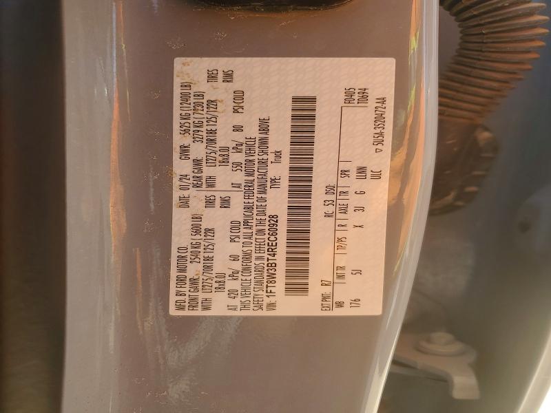 2024 Ford F350 მანქანა იყიდება აუქციონზე, vin: 1FT8W3BT4REC60928, აუქციონის ნომერი: 62756556
