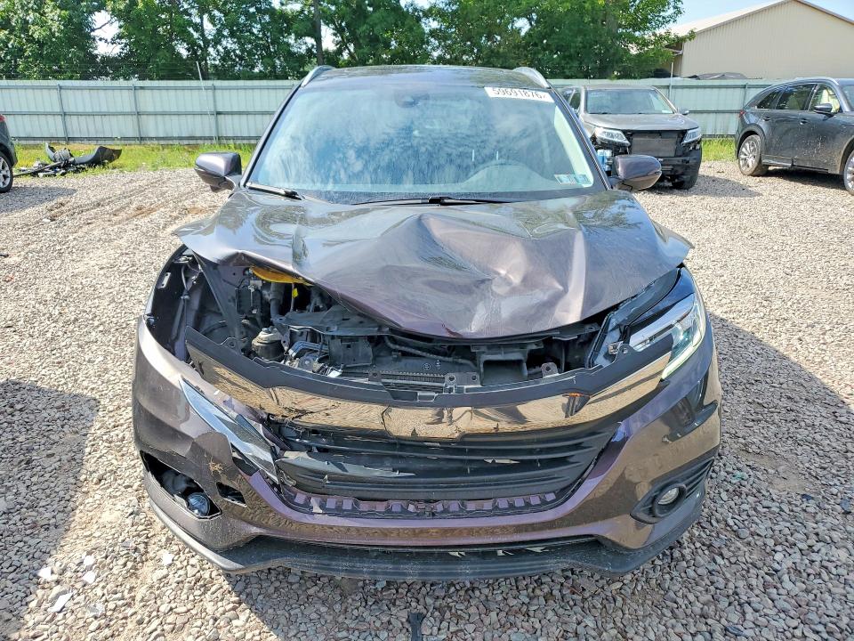 59691876 :رقم المزاد ، 3CZRU6H52MM749765 vin ، 2021 Honda Hr-v مزاد بيع