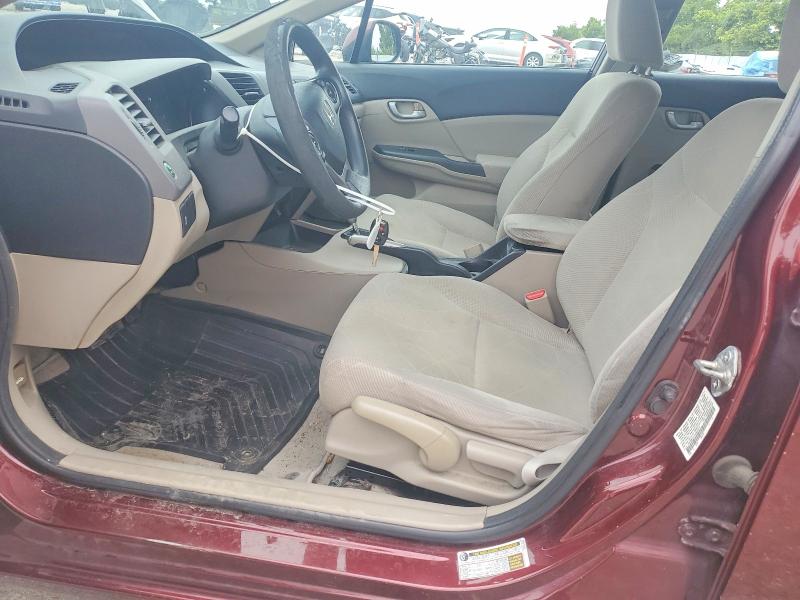 62214766 :رقم المزاد ، 19XFB2F51CE022913 vin ، 2012 Honda Civic مزاد بيع