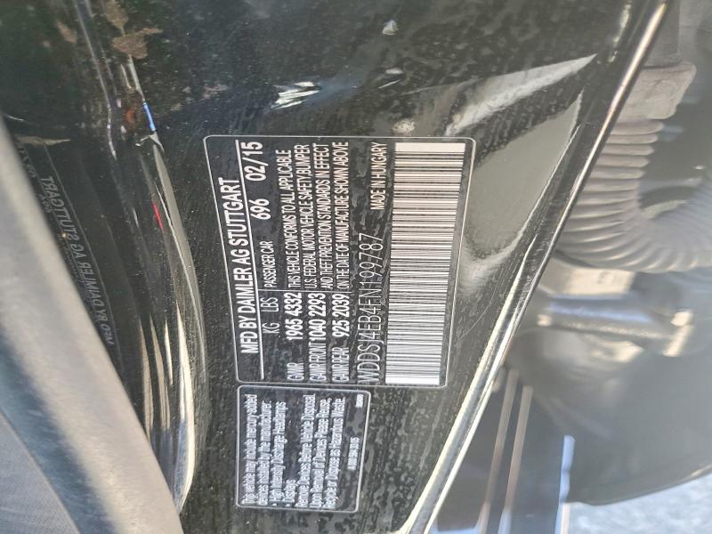 62542466 :رقم المزاد ، WDDSJ4EB4FN199787 vin ، 2015 Mercedes-benz Cla مزاد بيع