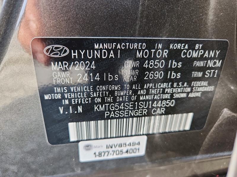 59693306 :رقم المزاد ، KMTG54SE1SU144850 vin ، 2025 Genesis G70 مزاد بيع