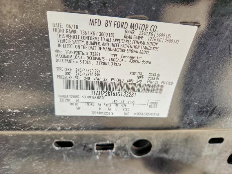 Aukcja sprzedaży 2018 Ford Taurus, vin: 1FAHP2KT6JG133281, numer aukcji: 60073786