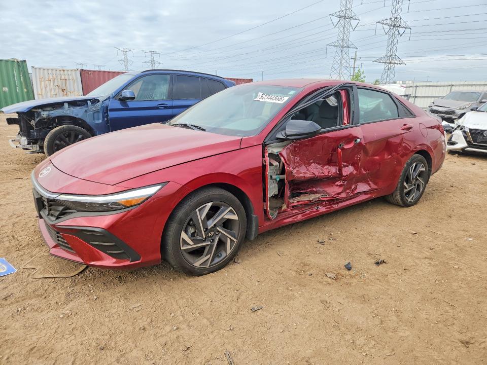 62344566 :رقم المزاد ، KMHLM4DG1SU968602 vin ، 2025 Hyundai Elantra مزاد بيع
