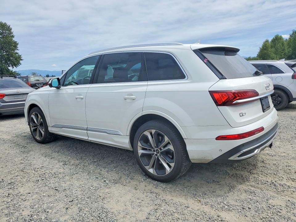 2021 Audi Q7 მანქანა იყიდება აუქციონზე, vin: WA1LXAF77MD020693, აუქციონის ნომერი: 60248756