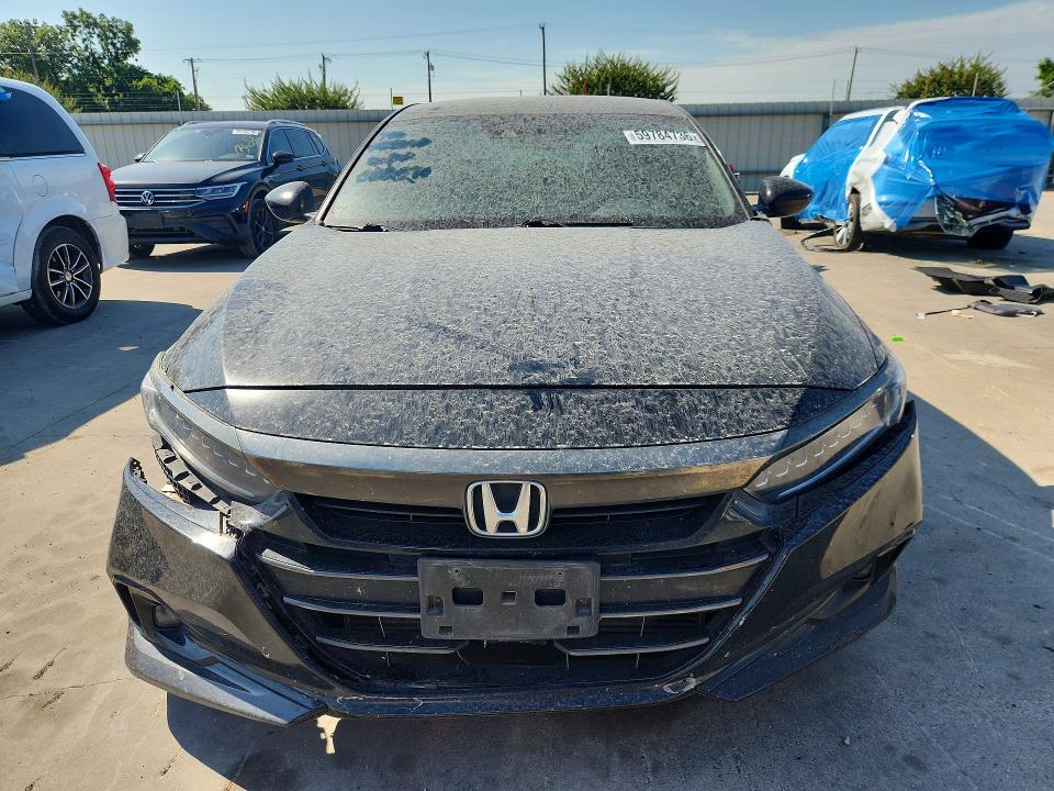 59784736 :رقم المزاد ، 1HGCV1F34MA002471 vin ، 2021 Honda Accord مزاد بيع