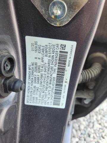 Продаж на аукціоні авто 2020 Honda Civic, vin: 2HGFC2F66LH531956, номер лоту: 61241876