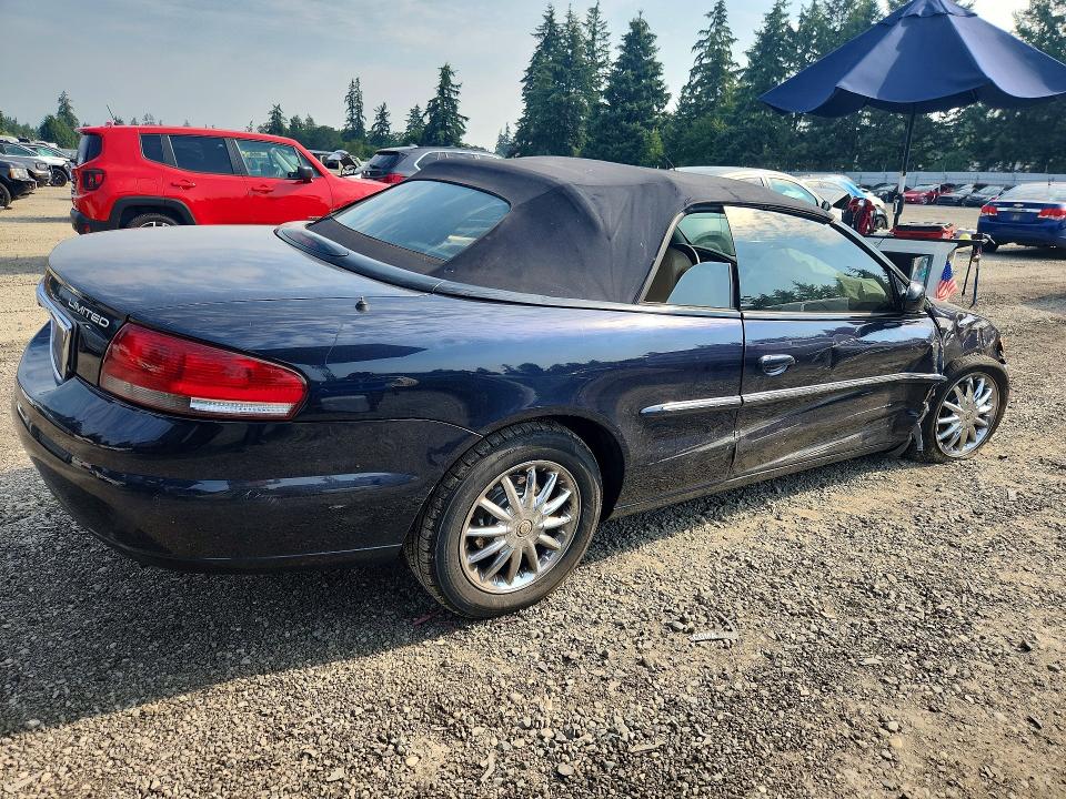Продаж на аукціоні авто 2003 Chrysler Sebring, vin: 1C3EL65R53N524893, номер лоту: 61886606