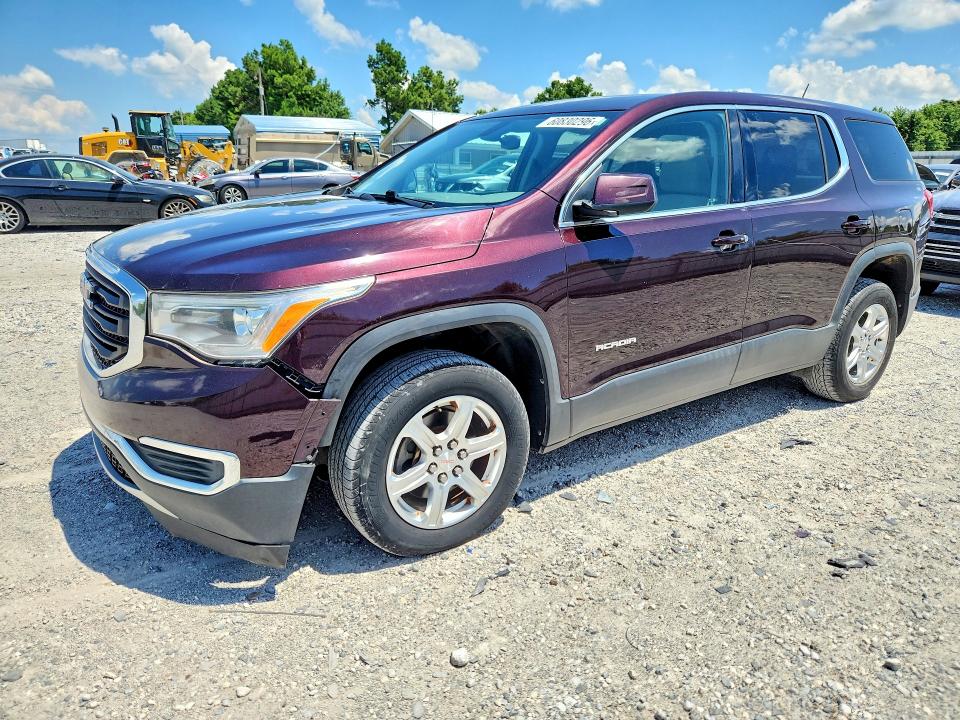 60830296 :رقم المزاد ، 1GKKNKLA3JZ210068 vin ، 2018 Gmc Acadia مزاد بيع